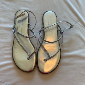 Chinese Laundry silver sandals